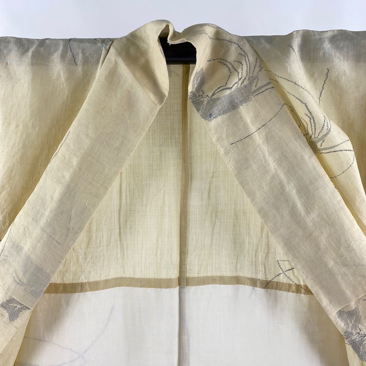 平和屋着物○本場大島紬 吉祥花間道 ほていや扱い 株式会社大山謹製