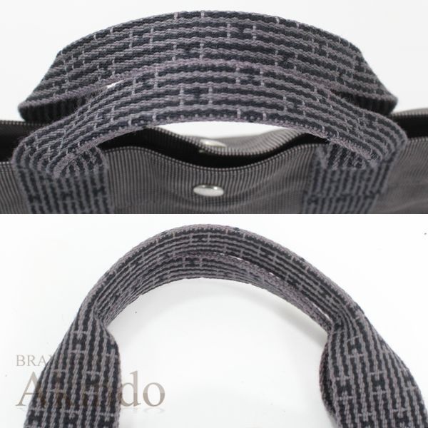 エルメス バッグ エールライントートMM ハンドバッグ グレー メンズ  