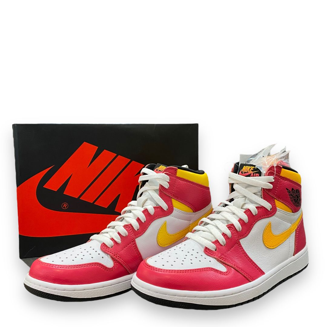 27.5cm NIKE AIR JORDAN 1 RETRO HIGH OG LIGHT FUSION RED スニーカー