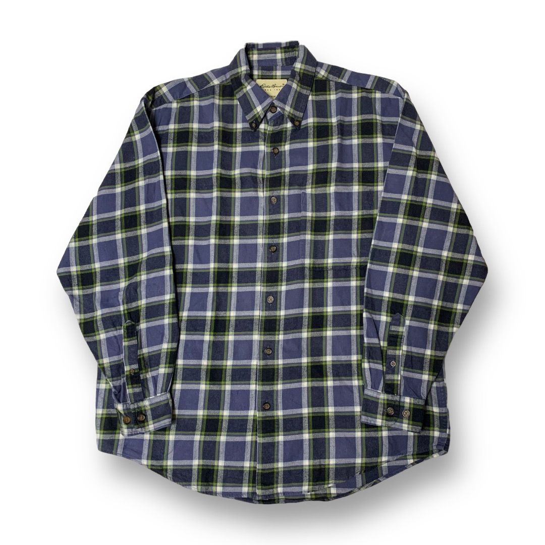 90s Eddie Bauer L/S Flannel Check Shirt エディ・バウアー