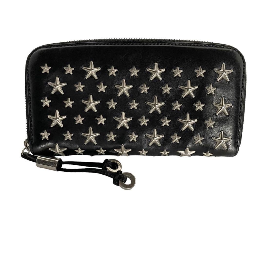 JIMMY CHOO ジミーチュウ フィリパ スタースタッズ 長財布 財布 ジミー
