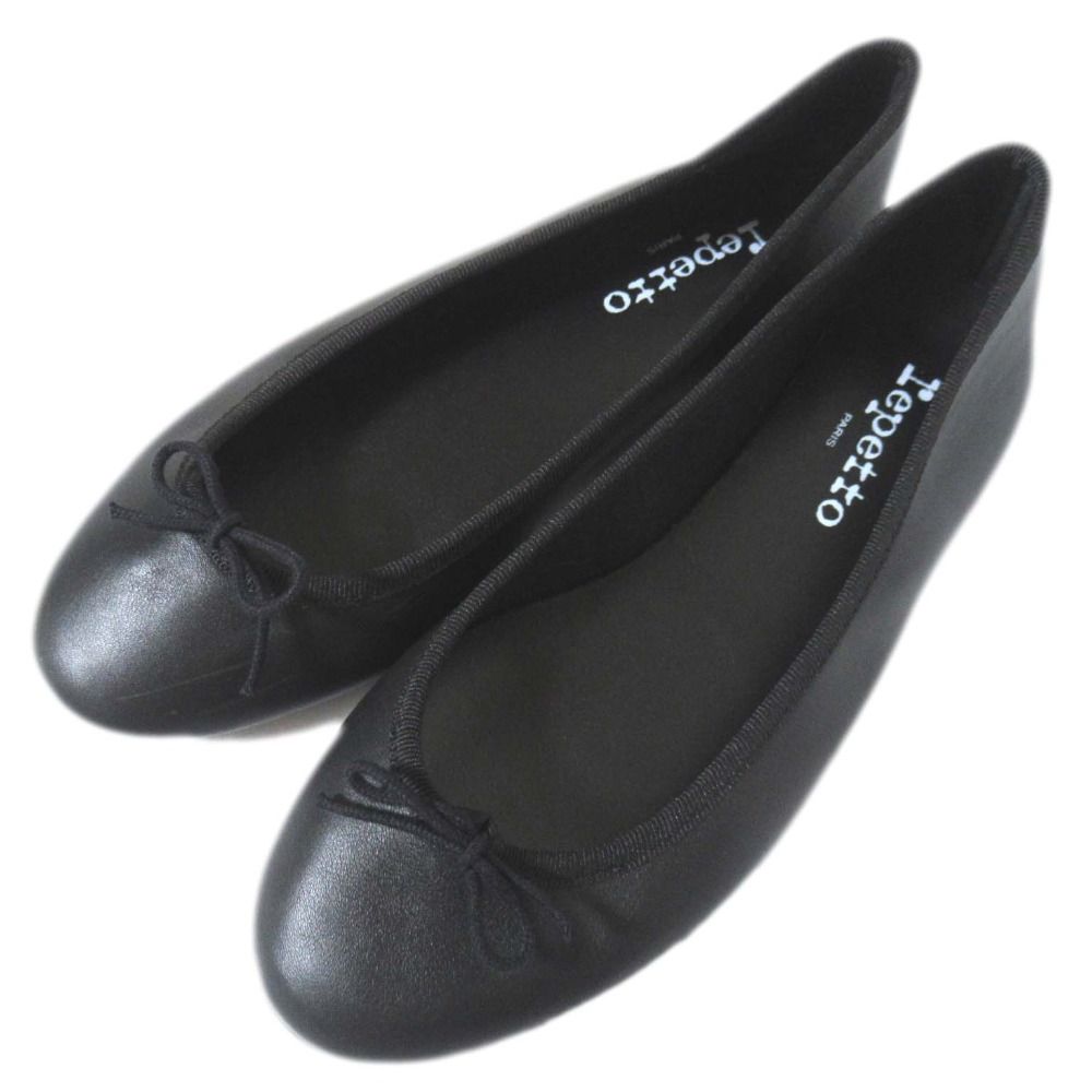 美品 Repetto レペット LILI BALLGOM AD レザー リボン バレエ 美品 Repetto レペット LILI BALLGOM AD レザー リボン バレエ