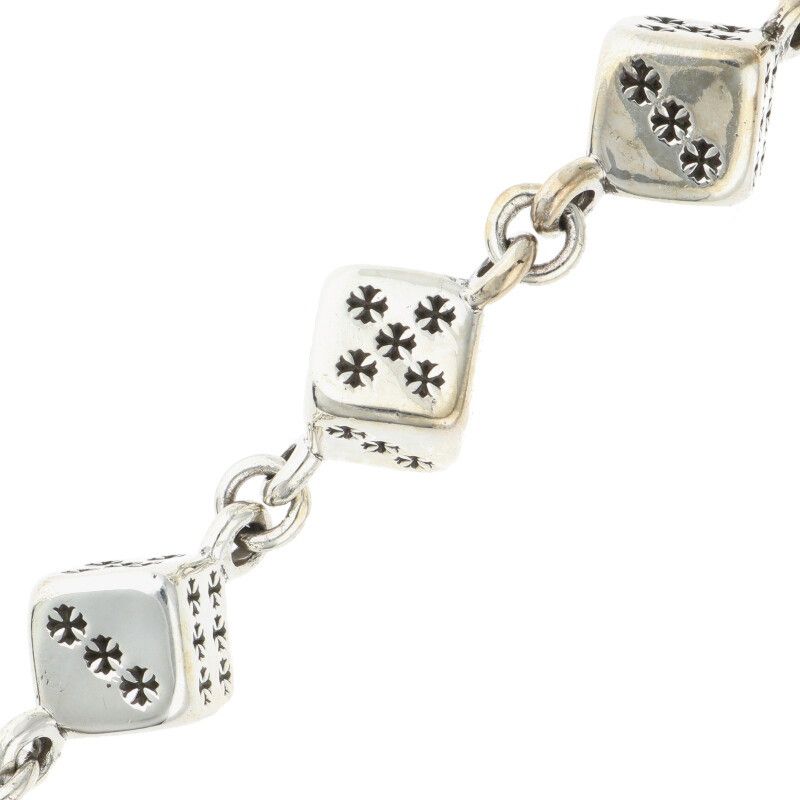 クロムハーツ DICE LINK-2/2クリップダイス シルバーウォレット  