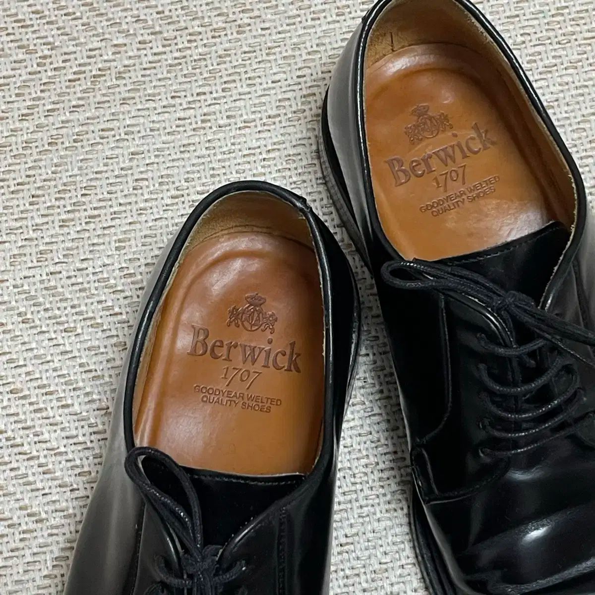  Berwick バーウィック 1707 THE B ドビ ブラック ローファー ブーツ 革靴