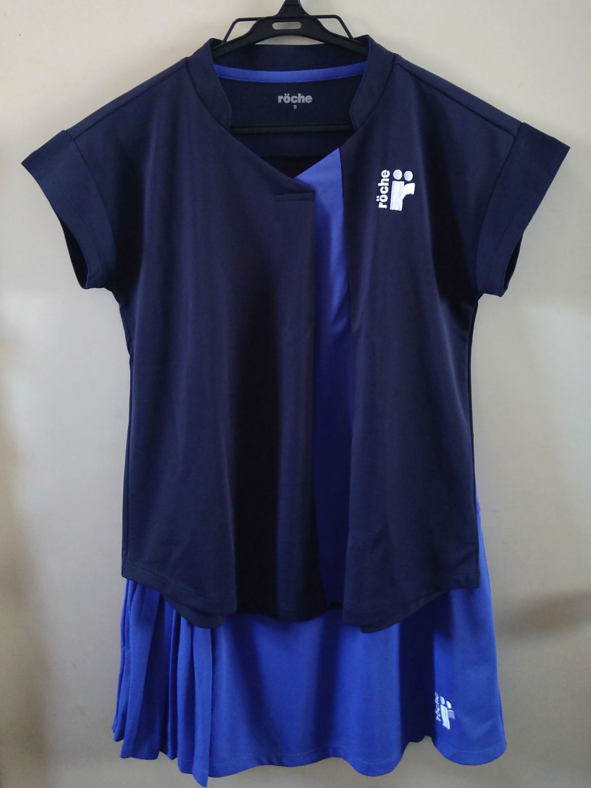 roche ゲームシャツ スコート セットアップ Sサイズ ウィステリア