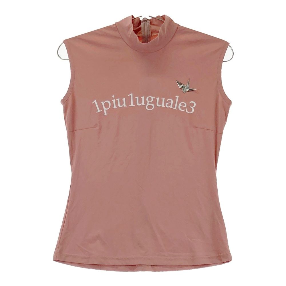 サイズ 1 1PIU1UGUALE3 GOLF ハイネック ノースリーブシャツ ピンク系 240101534175 ゴルフウェア レディース ストスト