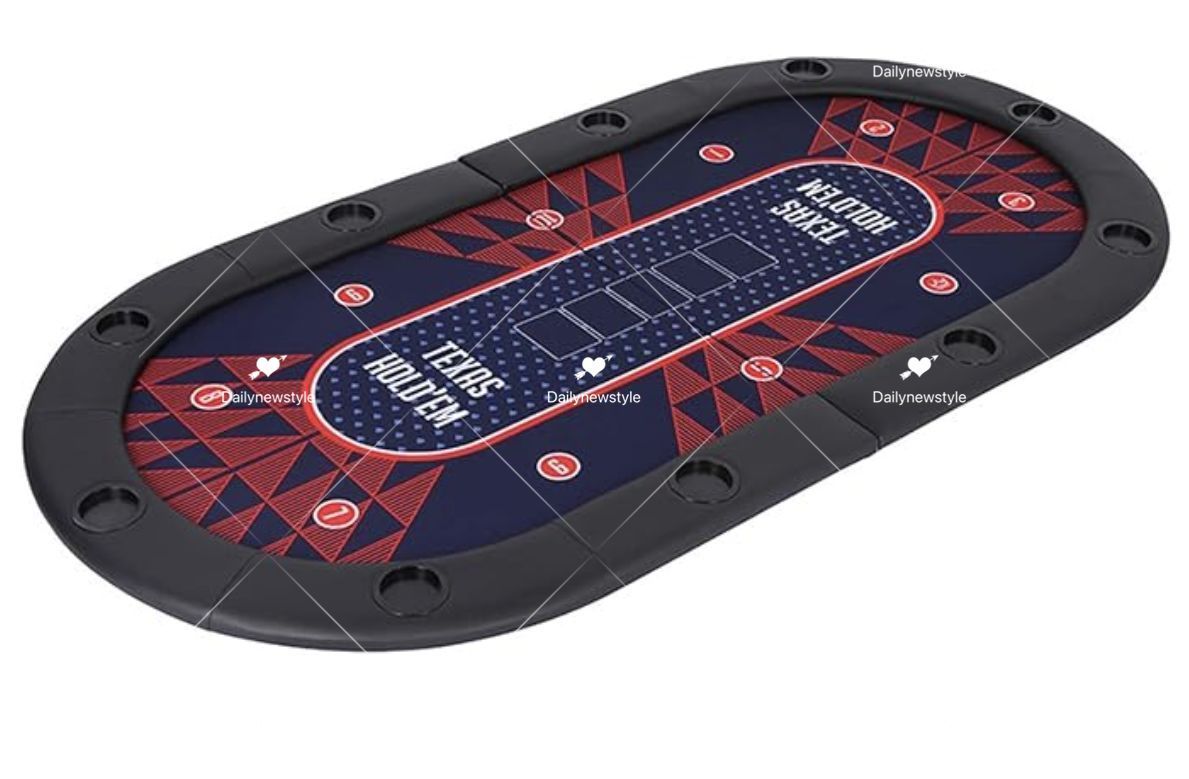 人気推薦◆ポーカーテーブル テキサスポーカーテーブル ポーカーマット 折りたたみ式ポーカーテーブル ポータブル折り畳み式のポーカーテー