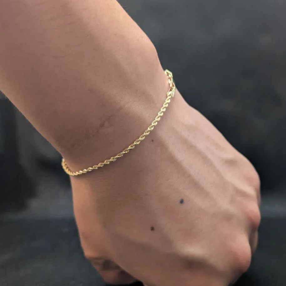 ダイヤモンドカット ロープチェーン