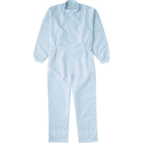 ＴＲＵＳＣＯ 制電糸グリッド仕様フード無つなぎ服 ホワイト Ｍ