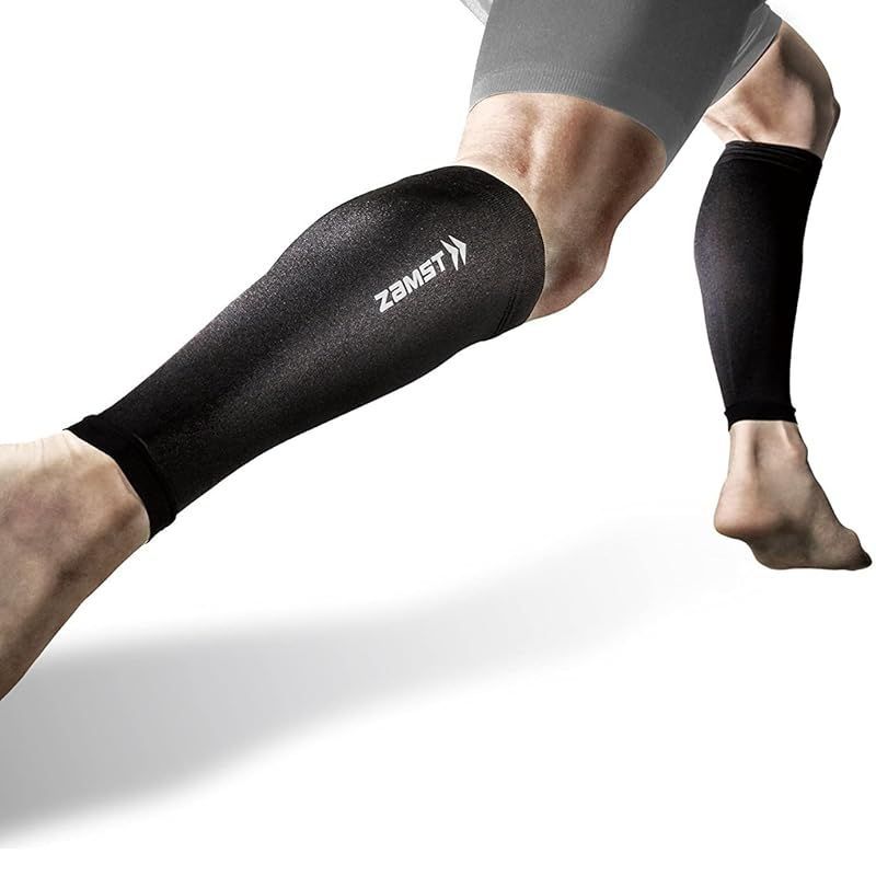 ザムスト(ZAMST) 段階式着圧ストッキング カーフスリーブ コンプレッション ランニング (両足入り) Mサイズ ブラック 1