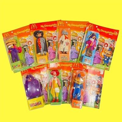 超 1976年 70 s マクドナルド REMCO コンプリートセット 人形 フィギュア ぬいぐるみ ビンテージ オールド ロナルド ビッグマックポリス ハンバーグラー グリマス チーズバーガーメイヤー キャプテンクロック プロフェッサー