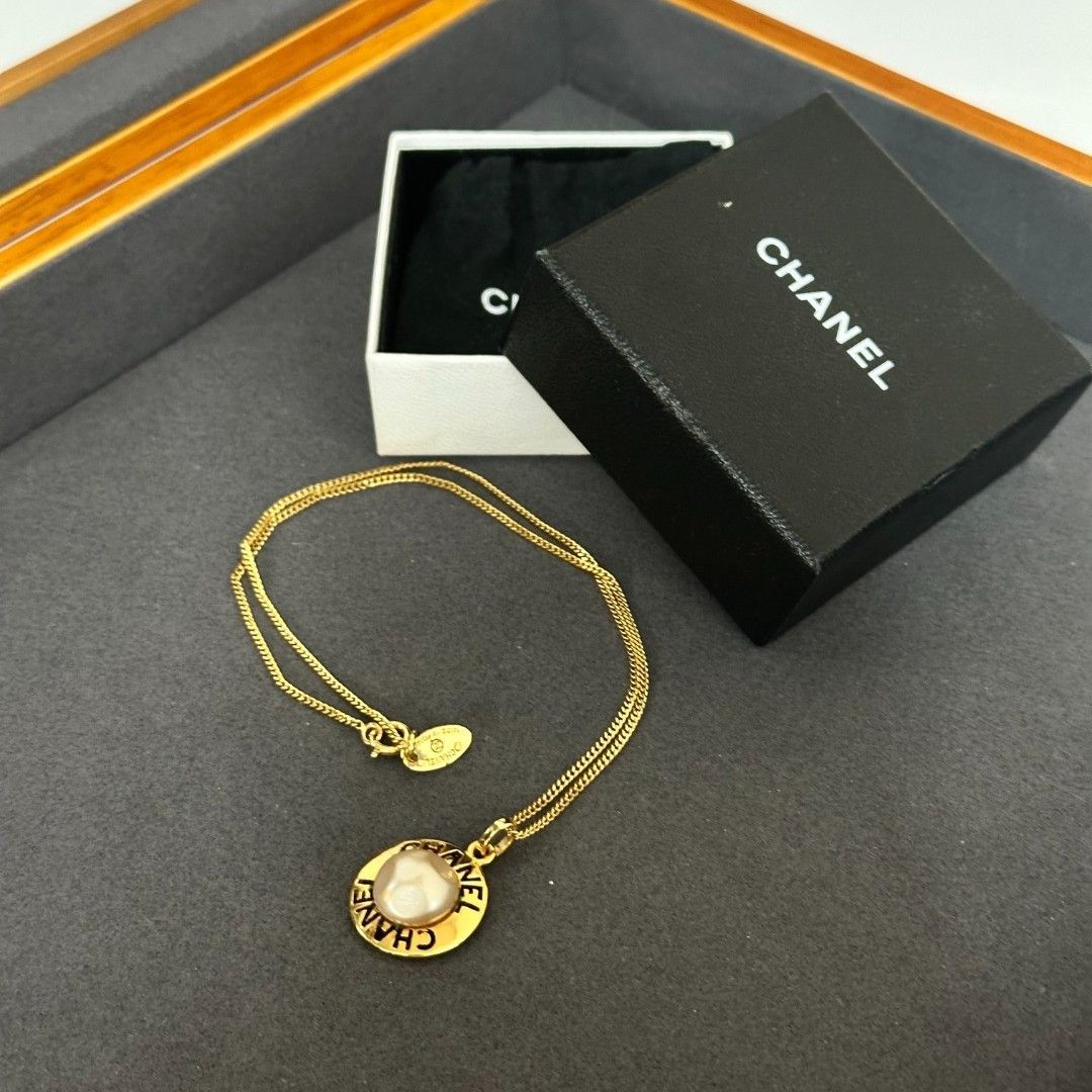 CHANEL ネックレス GP × フェイクパール