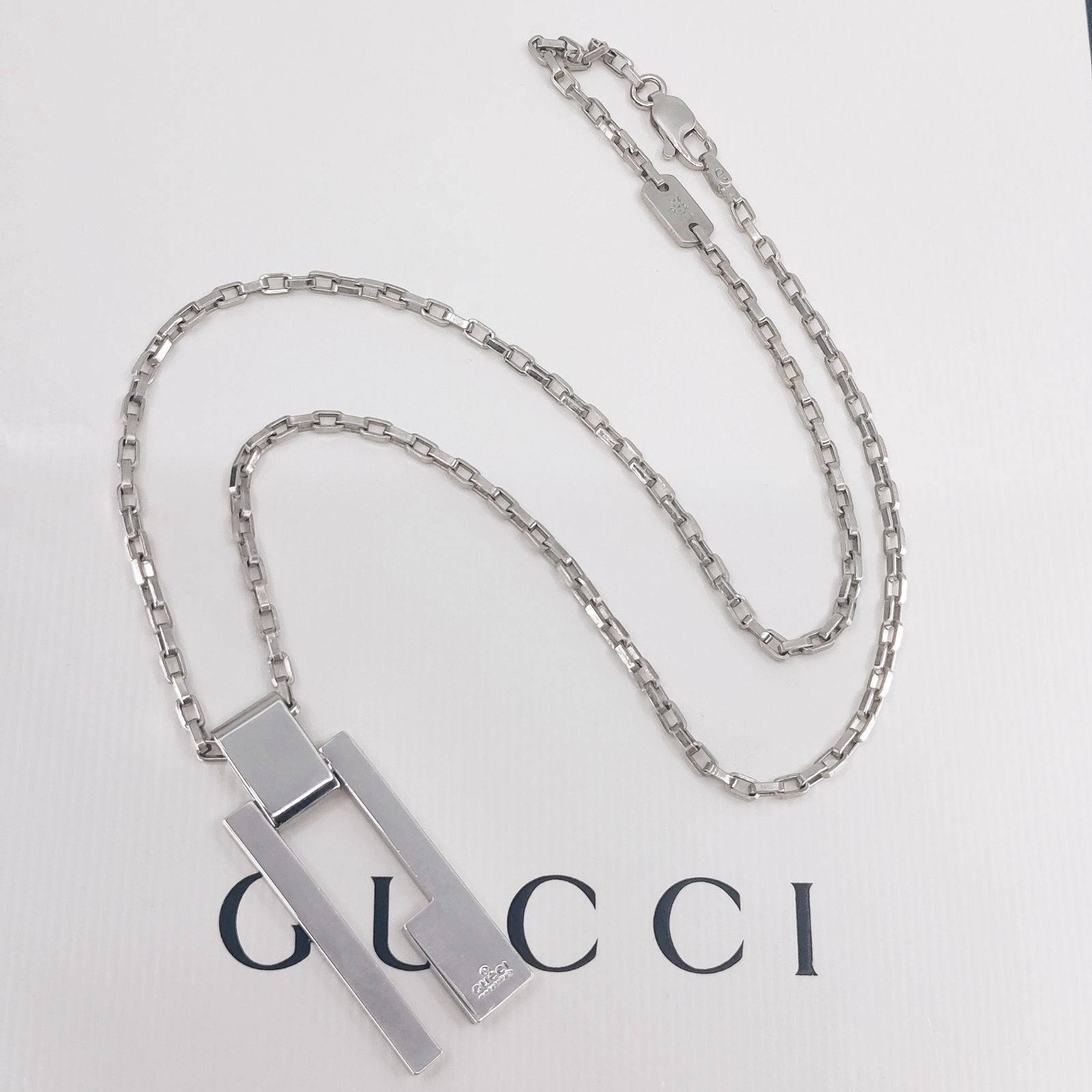 グッチシルバー ロゴネックレス 楽天市場】【ギフト品質】グッチ GUCCI ネックレス メンズ レディース
