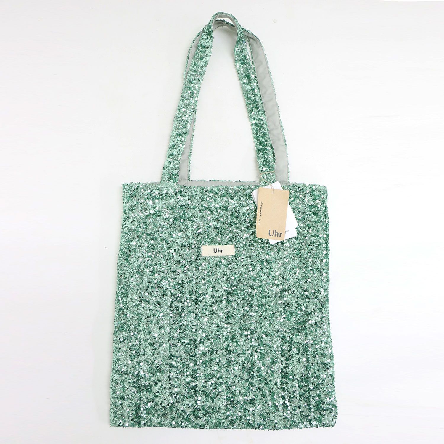 Spangle tote uhr トート バッグ 一部店舗 WEB限定 Uhr ウーア 別注 