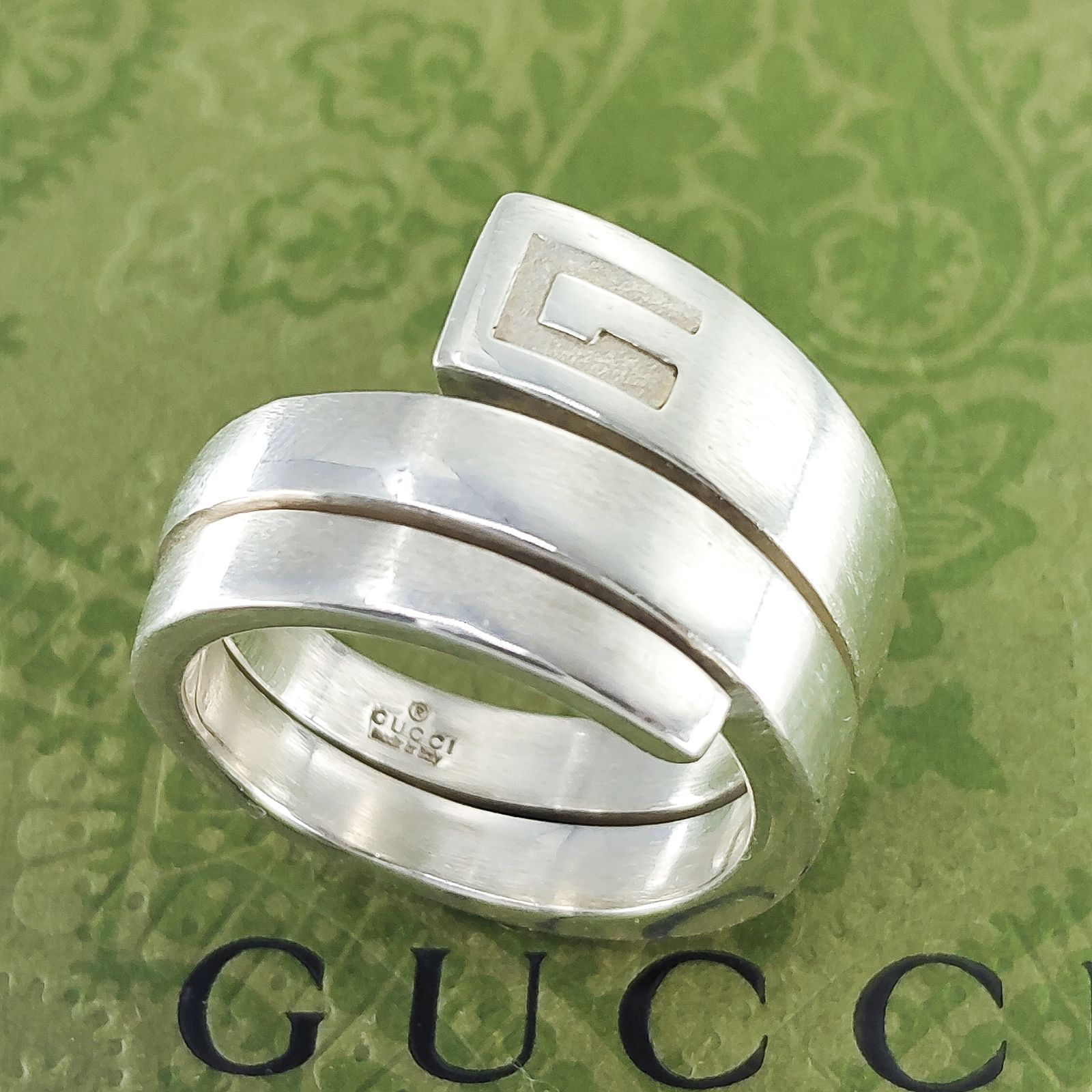 Gucci グッチ スパイラル スネーク リング 約13号 (内径17.2mm