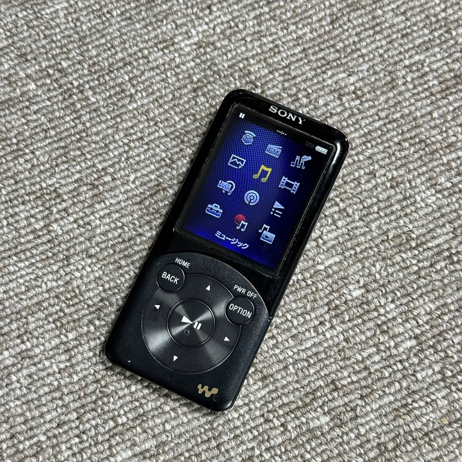 NW-S754 ソニー SONY WALKMAN ウォークマン 黒 ブラック Sシリーズ 8GB 8ギガ 6521-1334