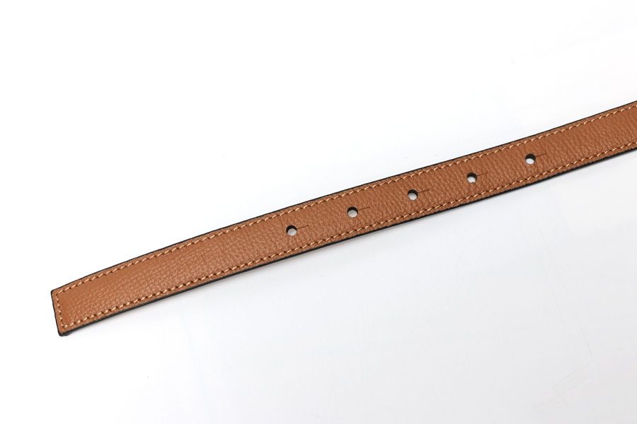 LOEWE アナグラム ベルト 75cm タン アナグラム ベルト（ペブルグレインカーフ） ブラウン - LOEWE
