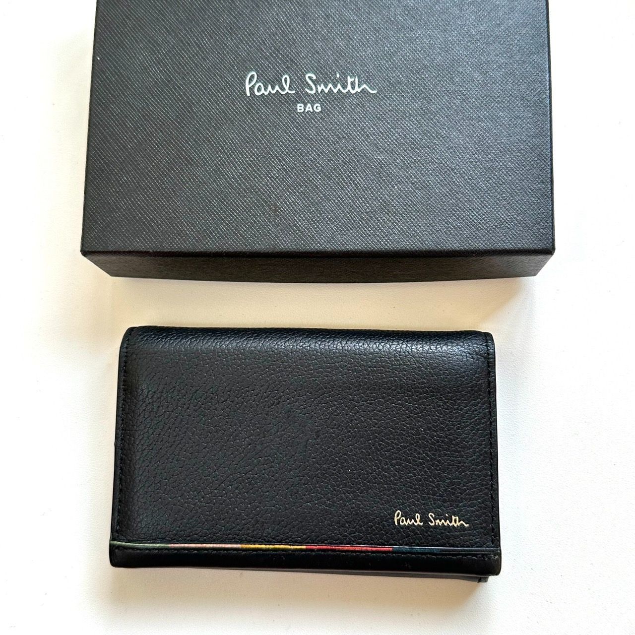 カルティエ ラブコレクション レザー 名刺入れ ブラック Aランクの