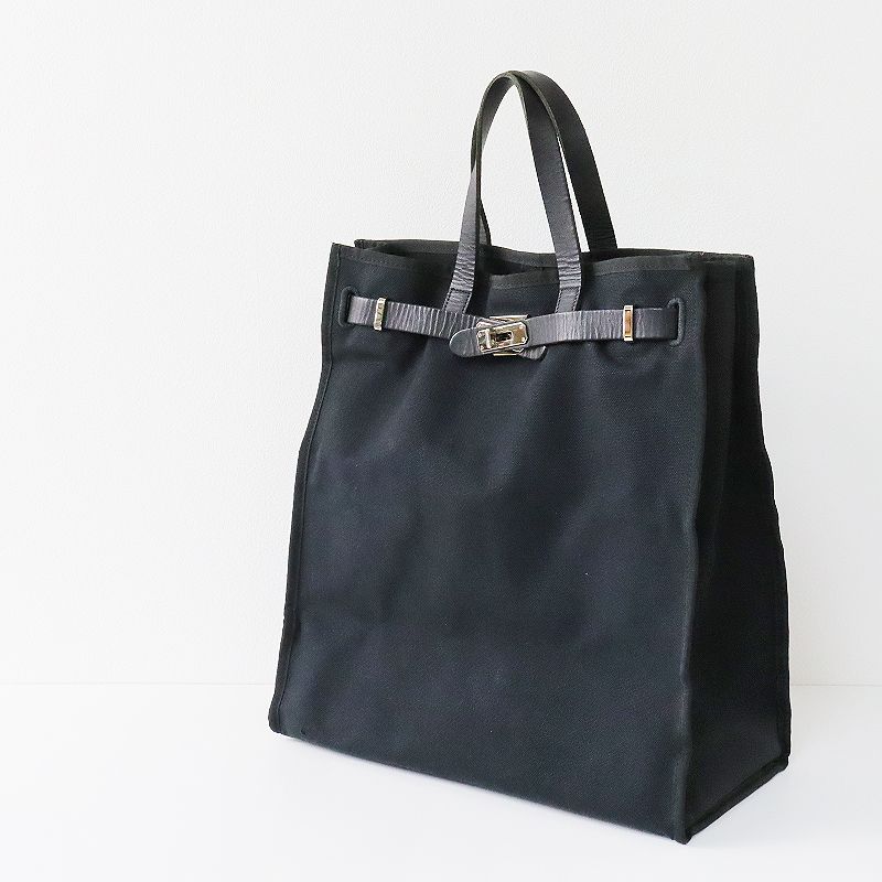 SITA PARANTICA レザートートBAG L ブラックトートバッグ