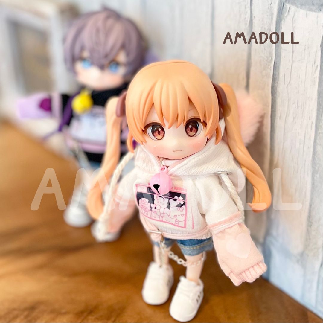ねんどろいどどーる オビツ11 身長調整 OK パーカー ベルト チョーカー