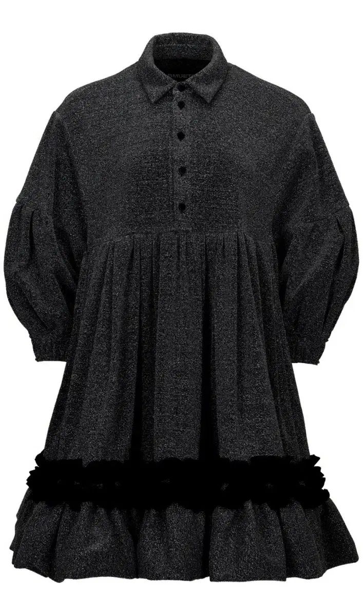 ビミュエット giltter フリルディテール ワンピース