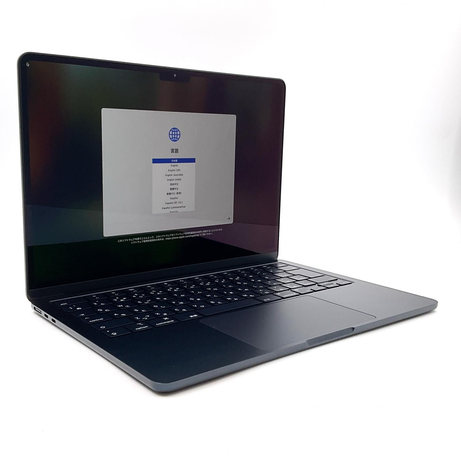 MacBook Air M2 13インチ スターライト充放電8回