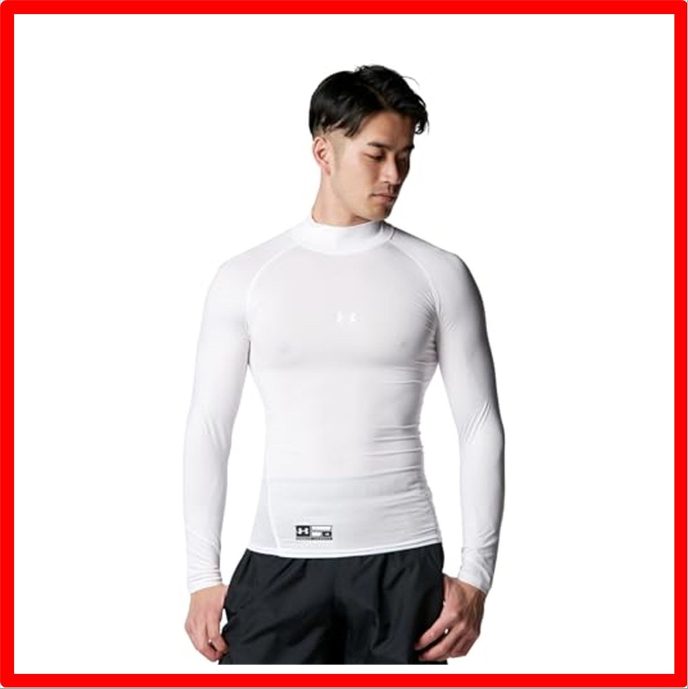 UNDER ARMOUR UAヒートギア コンプレッション モック シャツ - トップス