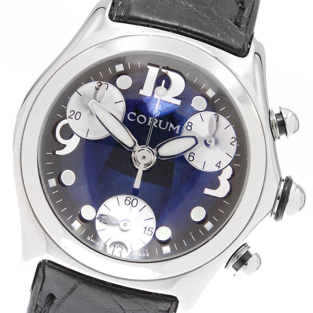 コルム CORUM 196.250.20 バブル デイト クロノグラフ クォーツ  