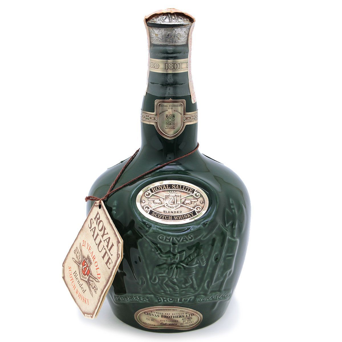 ロイヤルサルート21年 スコッチウイスキー　緑陶器 ロイヤルサルート21年 緑陶器 スコッチウイスキー 古酒 】スコッチ