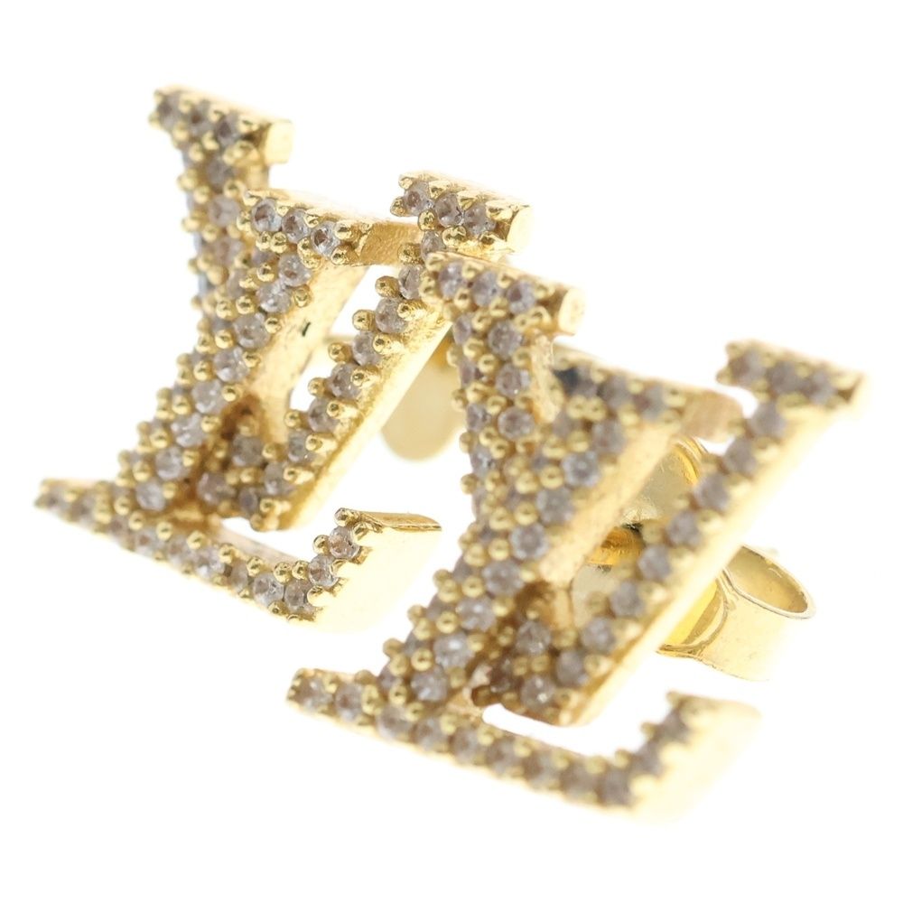 【美品】ルイヴィトン　LVアイコニック　ピアス　ゴールド　M00609 452 美品】ルイヴィトン LVアイコニック ピアス ゴールド M00609 452