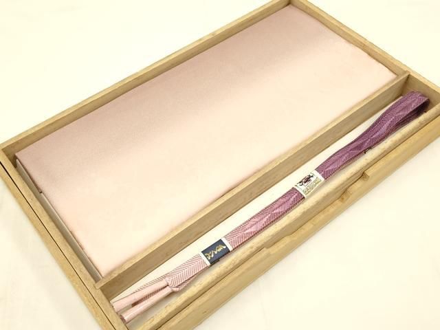 平和屋着物●和装小物 帯締め 帯揚げセット 笹浪組 草花地紋 暈し染め 正絹 ♥ AAAY7106ay