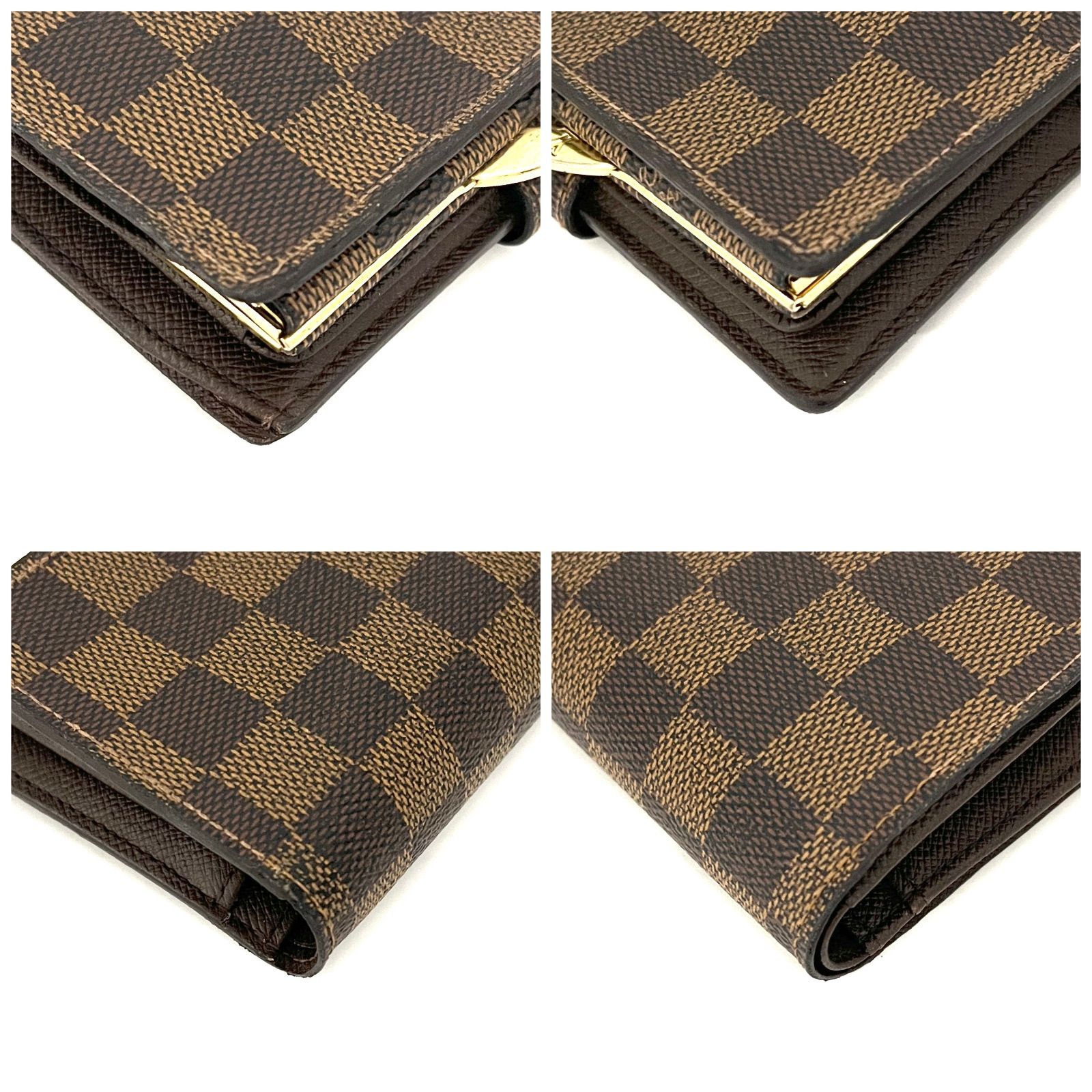 【極美品】ルイヴィトン ダミエ ポルトフォイユ　ヴィエノワ がま口　折財布　新型 ✨極美品✨ルイヴィトン ダミエ ポルトフォイユ ヴィエノワ 新型