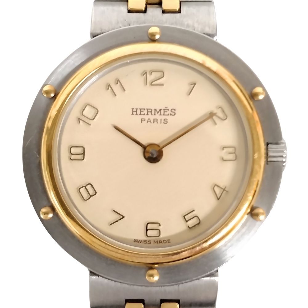 激安/新作 HERMES エルメス オリンピア クォーツ レディース 腕時計 正規品 時計