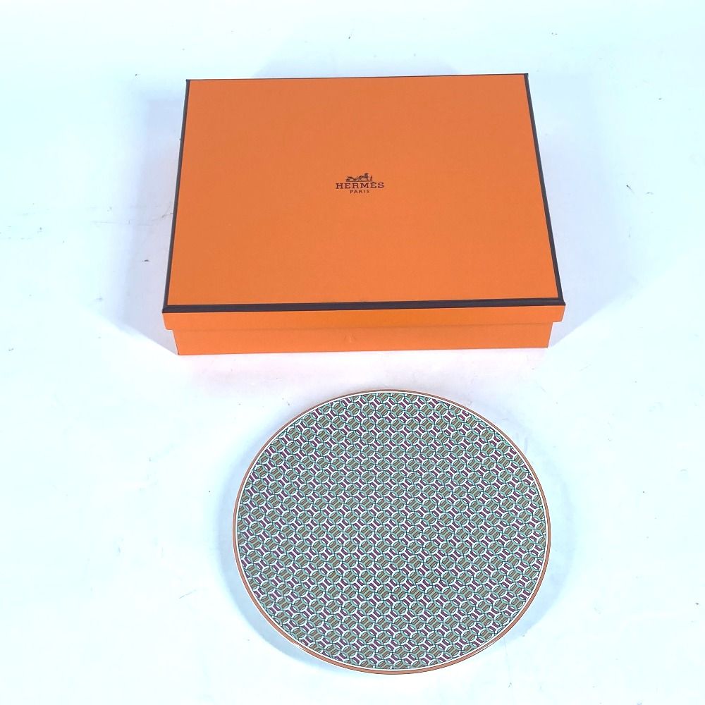 HERMES コレクション エルメス お皿 タイセット TIESET 陶器 マルチ