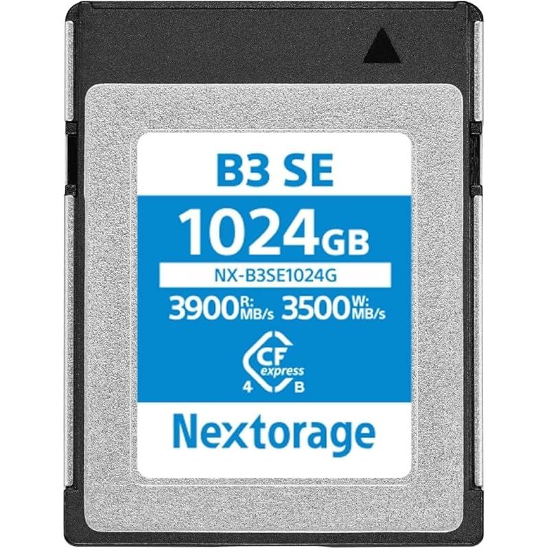 Nextorage 日本メーカー CFexpress 4.0 Type B 1024GBメモリーカード 最大読み出し速度3900MB|s 最大書き込み速度3500MB|s NX-B3SE1024G CF express 4.0 typeb 1TB ネクストレー
