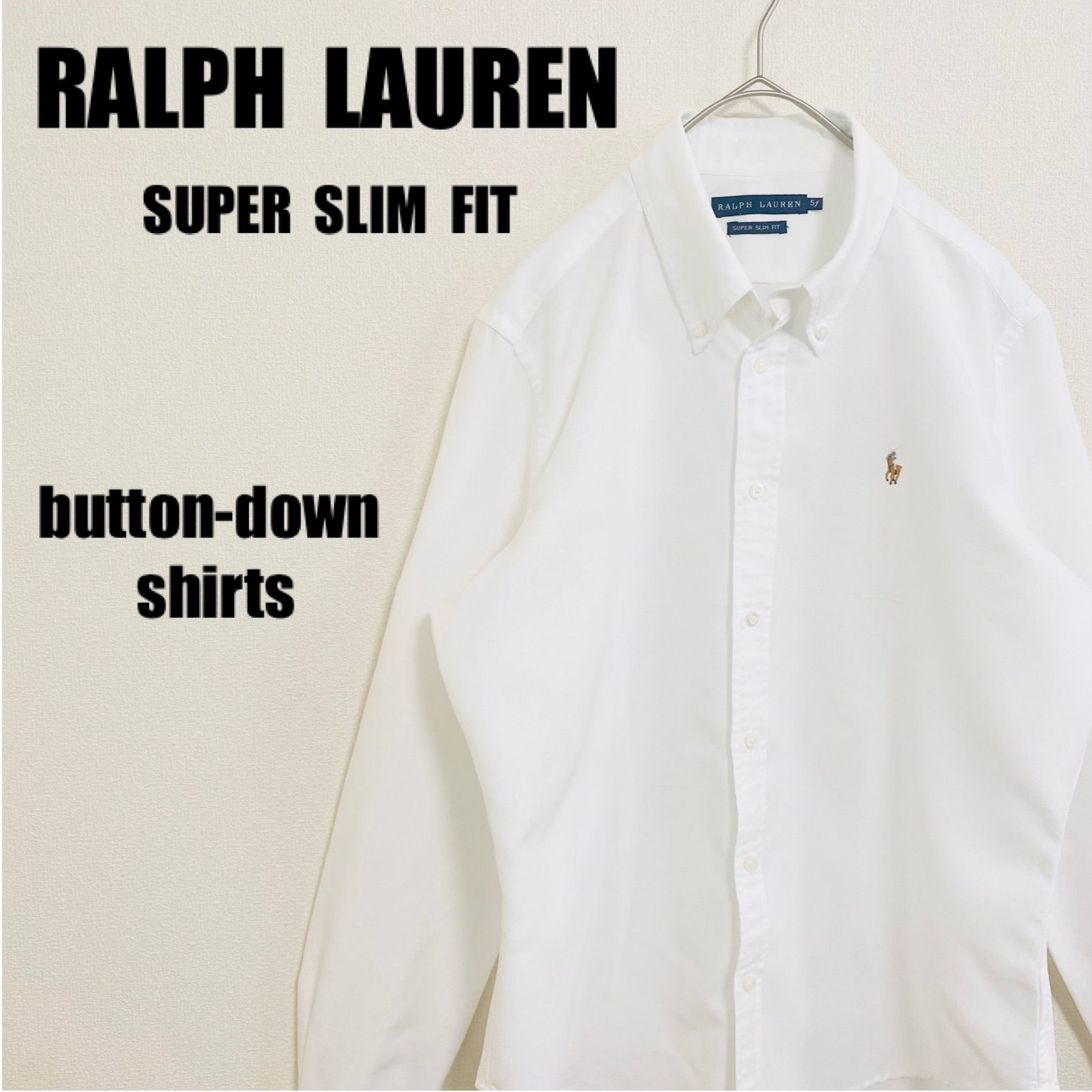 ラルフローレン RALPH LAUREN ボタンダウンシャツ スーパースリム ... ラルフローレン BDシャツ