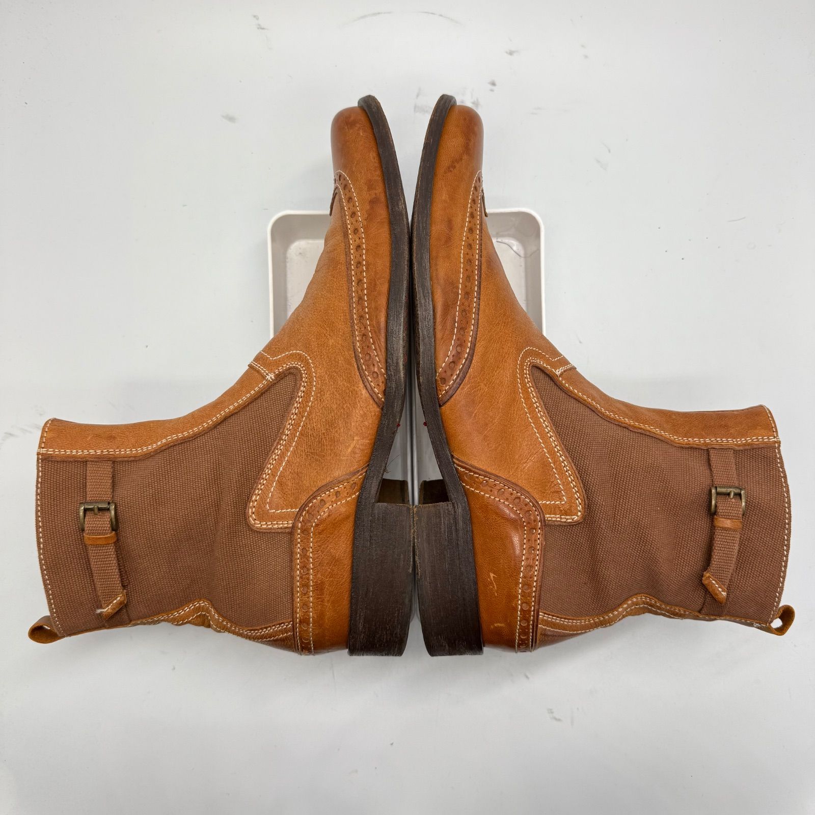 00s DIESEL Zip Western Boots Y2K アーカイブ 2000s Diesel Western