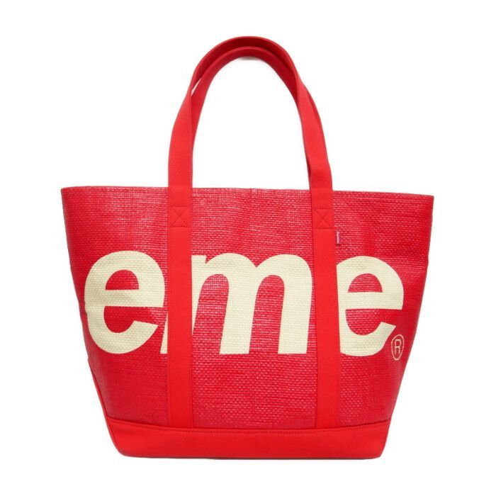 Supreme 国内正規 20SS Raffia Tote Bag ラフィアトートバッグ 