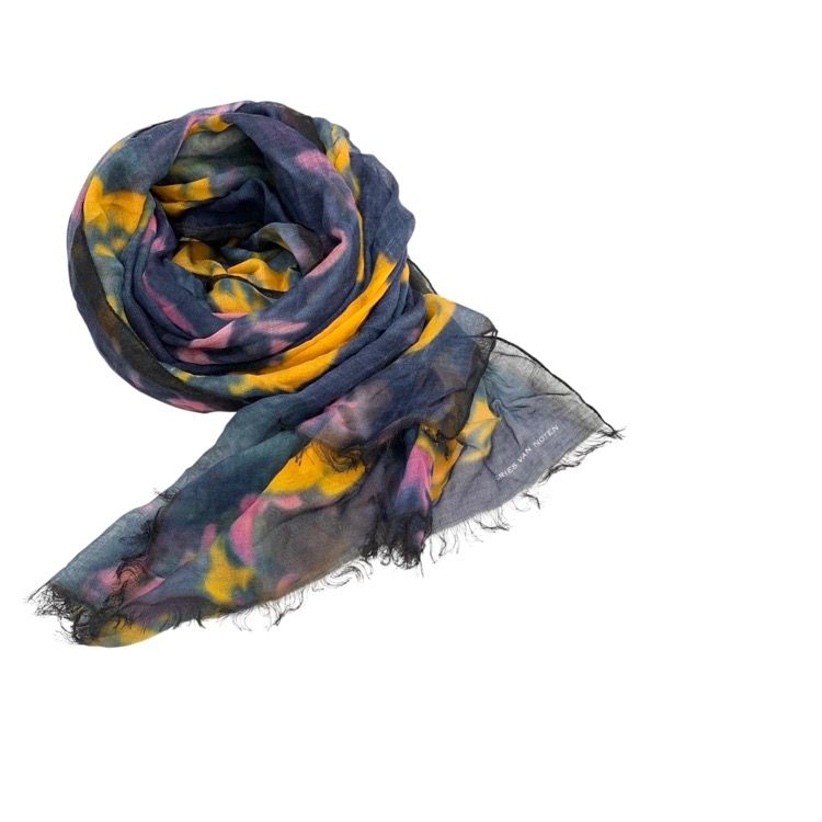 DRIES VAN NOTEN ドリスヴァンノッテン フラワー柄 大判ストール