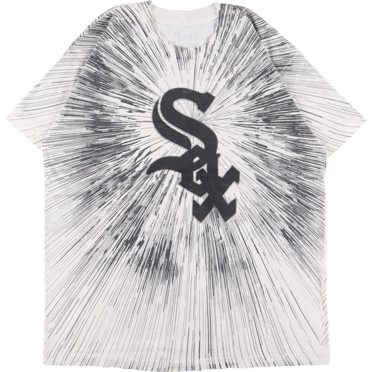 古着 MLB CHICAGO WHITE SOX シカゴホワイトソックス 両面プリント スポーツプリントTシャツ メンズXL/eaa348796
