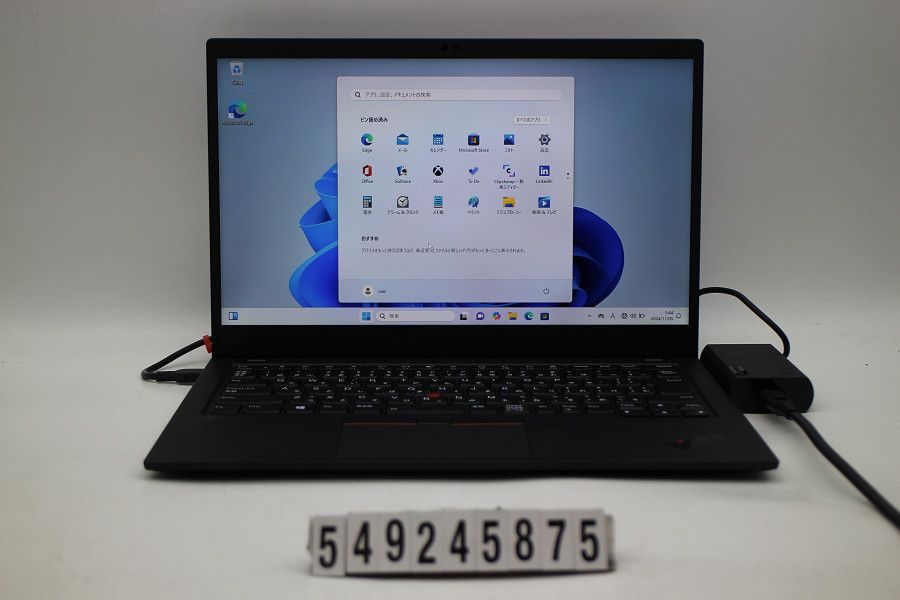 Lenovo ThinkPad X1 Carbon 8th Gen Core i5 10310U 1.7GHz/16GB/256GB(SSD)/14W/FHD(1920x1080) タッチパネル/Win11 【549245875】