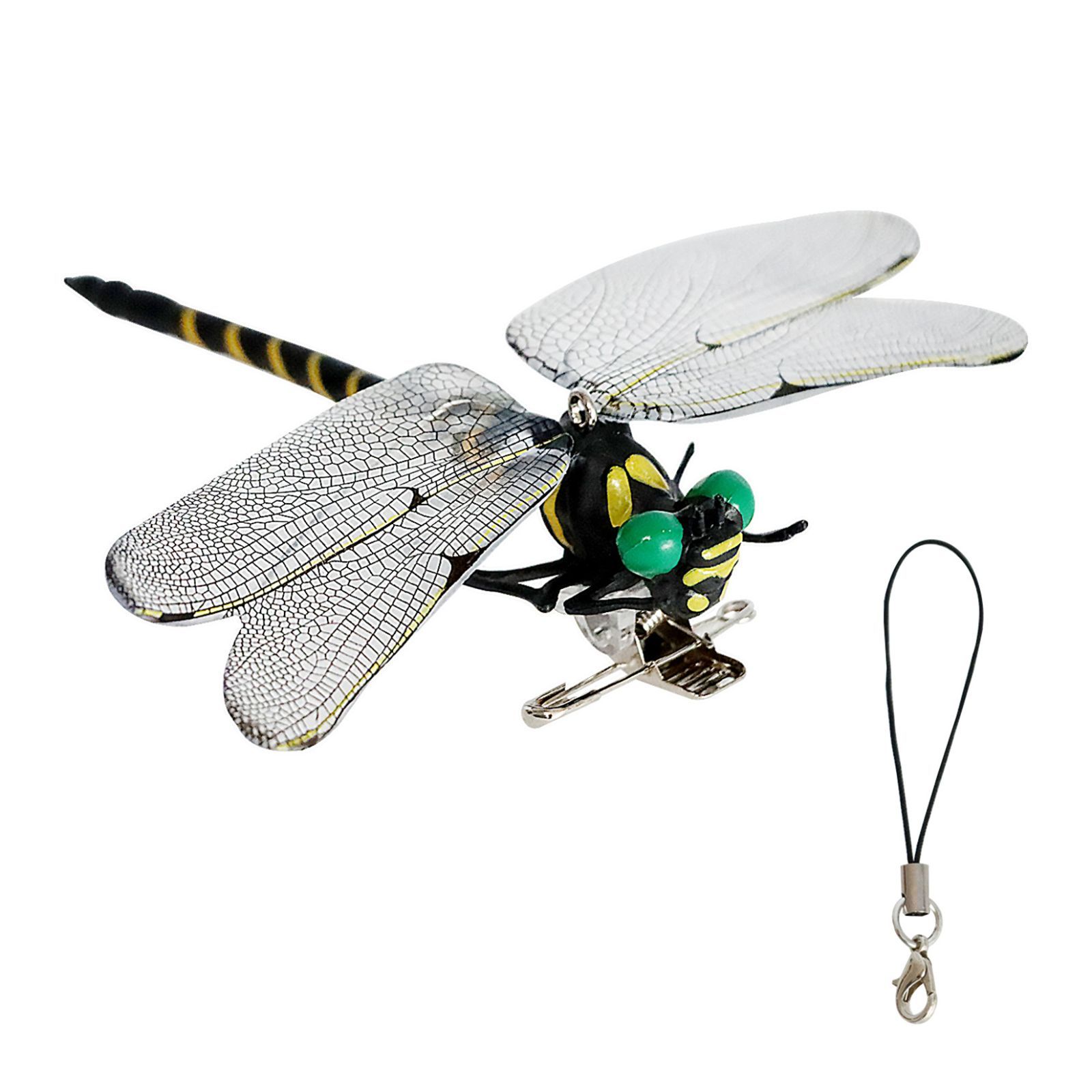 12CM クリップ付き1匹 2023 虫除け オニヤンマ 1/1サイズ トンボ
