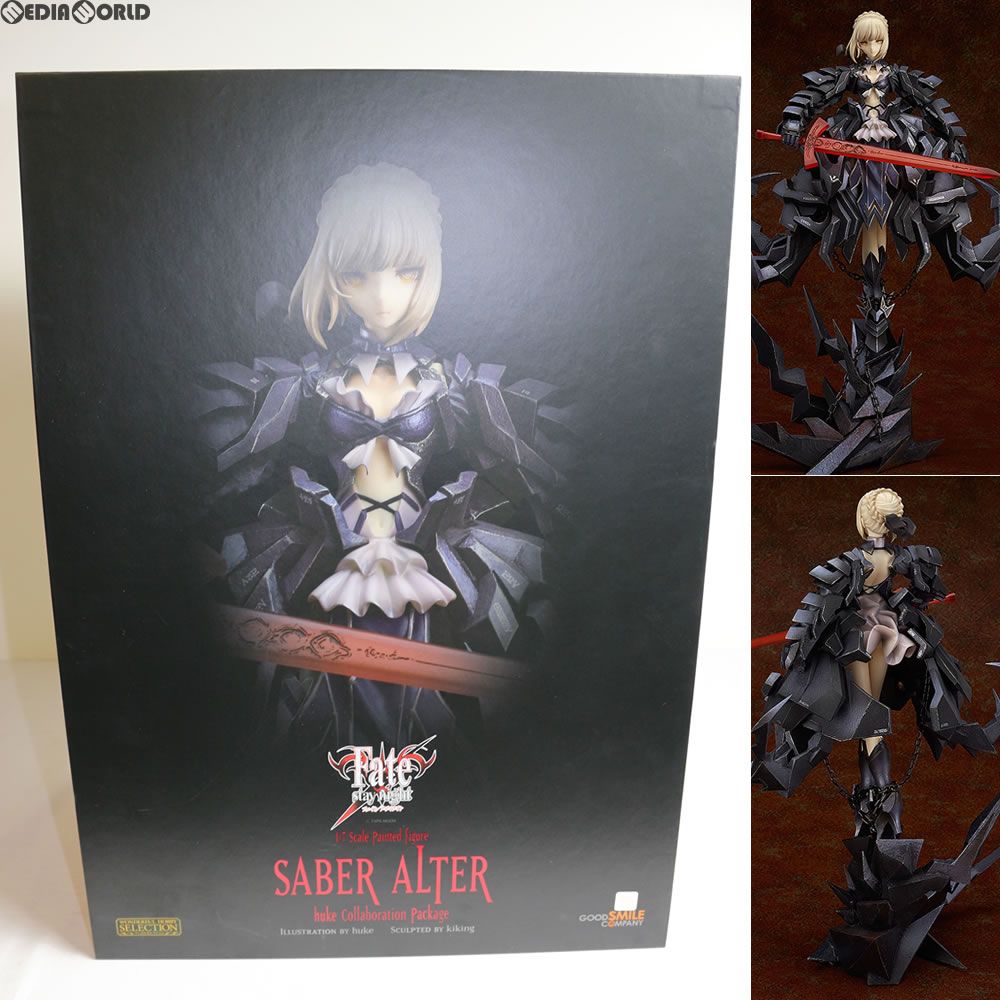 複製原画付属 ワンホビセレクション セイバー・オルタ huke コラボパッケージ Fate/stay night(フェイト/ステイナイト) 1/7 完成品 フィギュア GOODSMILE ONLINE SHOP限定 グッドスマイルカンパニー