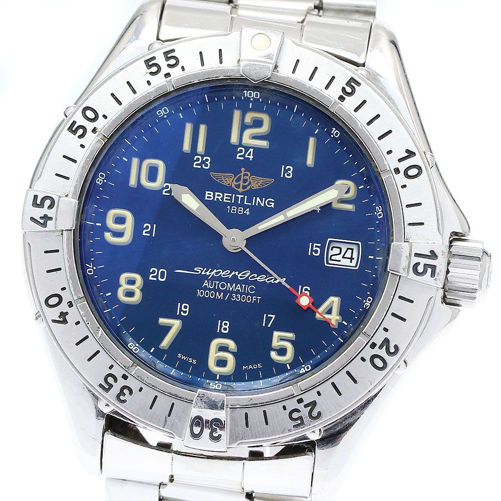 ブライトリング BREITLING A17040 スーパーオーシャン デイト 自動巻き メンズ_900631