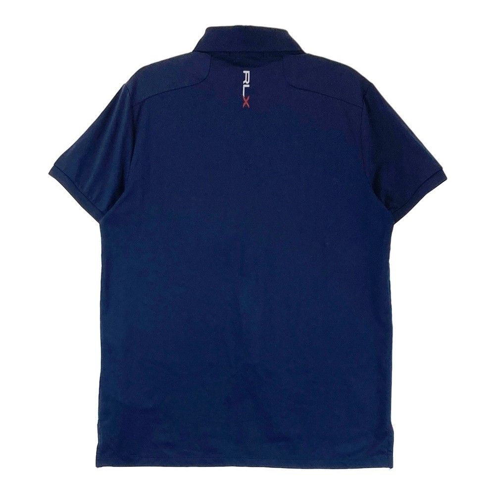 RLX 青 ポロシャツ ポロ RLX ポロシャツ ストライプ 青