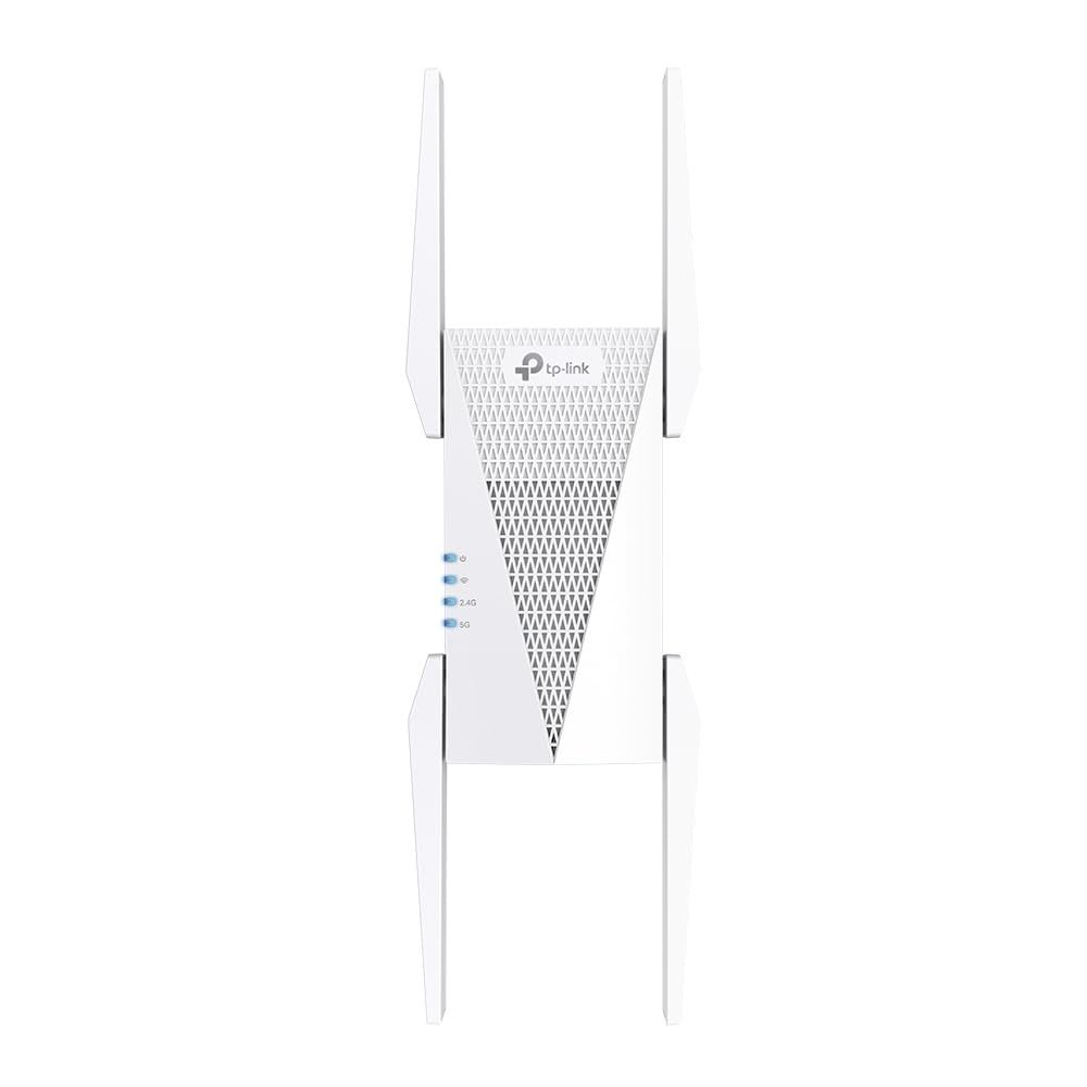 TP-Link Wi-Fi 無線LAN 中継器 Wi-Fi6 対応 2402Mbps(5Ghz) + 2402Mbps(5GHz) + 574Mbps(2.4GHz) 11ax/ac トライバンド 160MH [3.)【NEW】 WiFi6 AX5400規格]