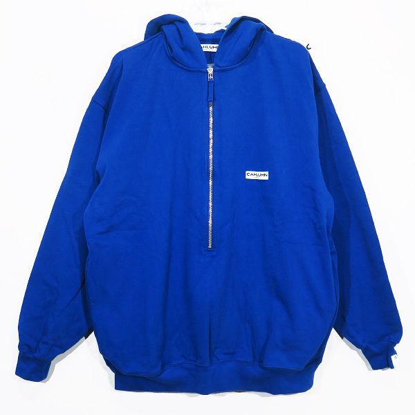 cahlumn ハーフジップ パーカー フーディ CAHLUMN カウラム ハーフジップフーディー 231-1244 トップス