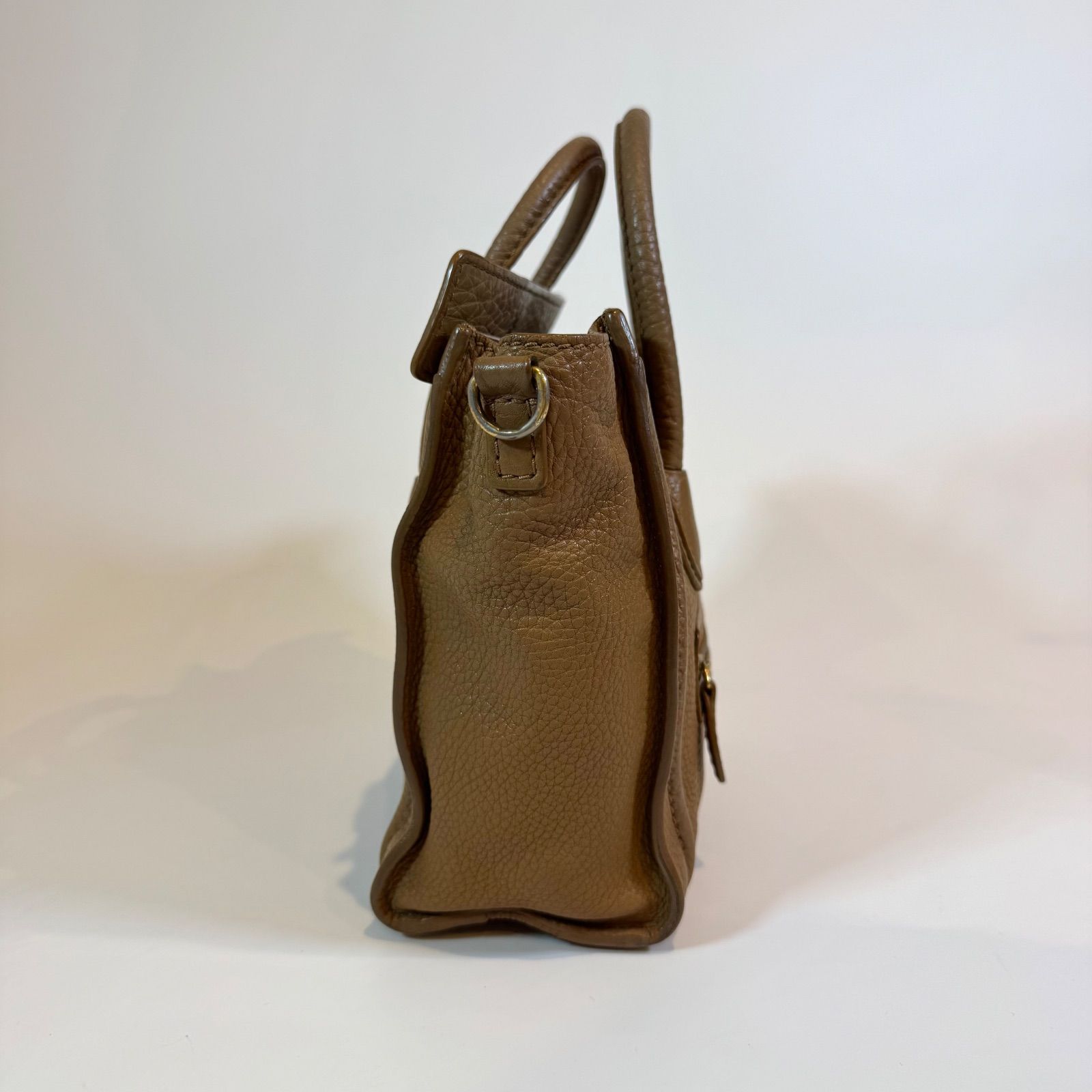 大人気✨セリーヌ　ハンドバッグ　ラゲージ　ナノショッパー　2WAY ブラウン 大人気✨セリーヌ ハンドバッグ ラゲージ ナノショッパー 2WAY