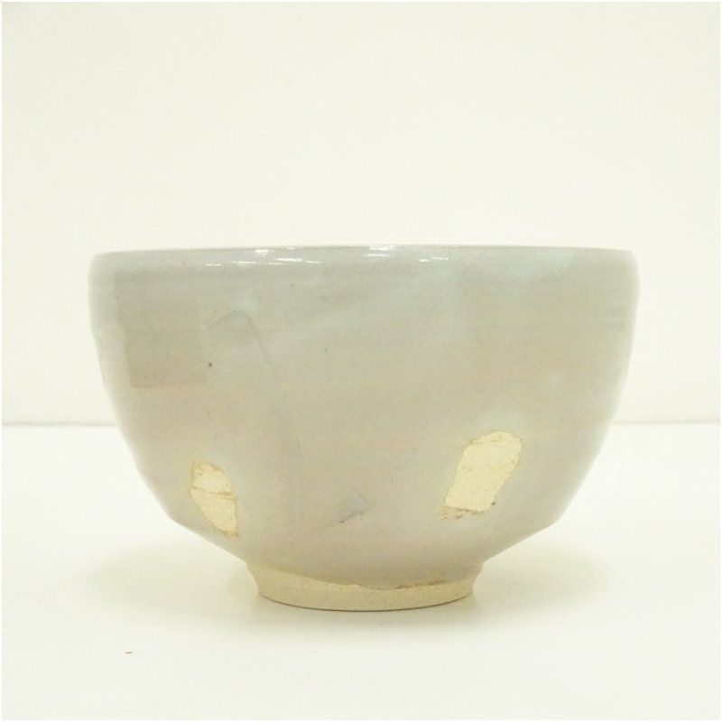 朝日焼 朝日窯造 松林豊斎 燔師箆目茶碗（興聖寺 大峰攝道書付）（共箱