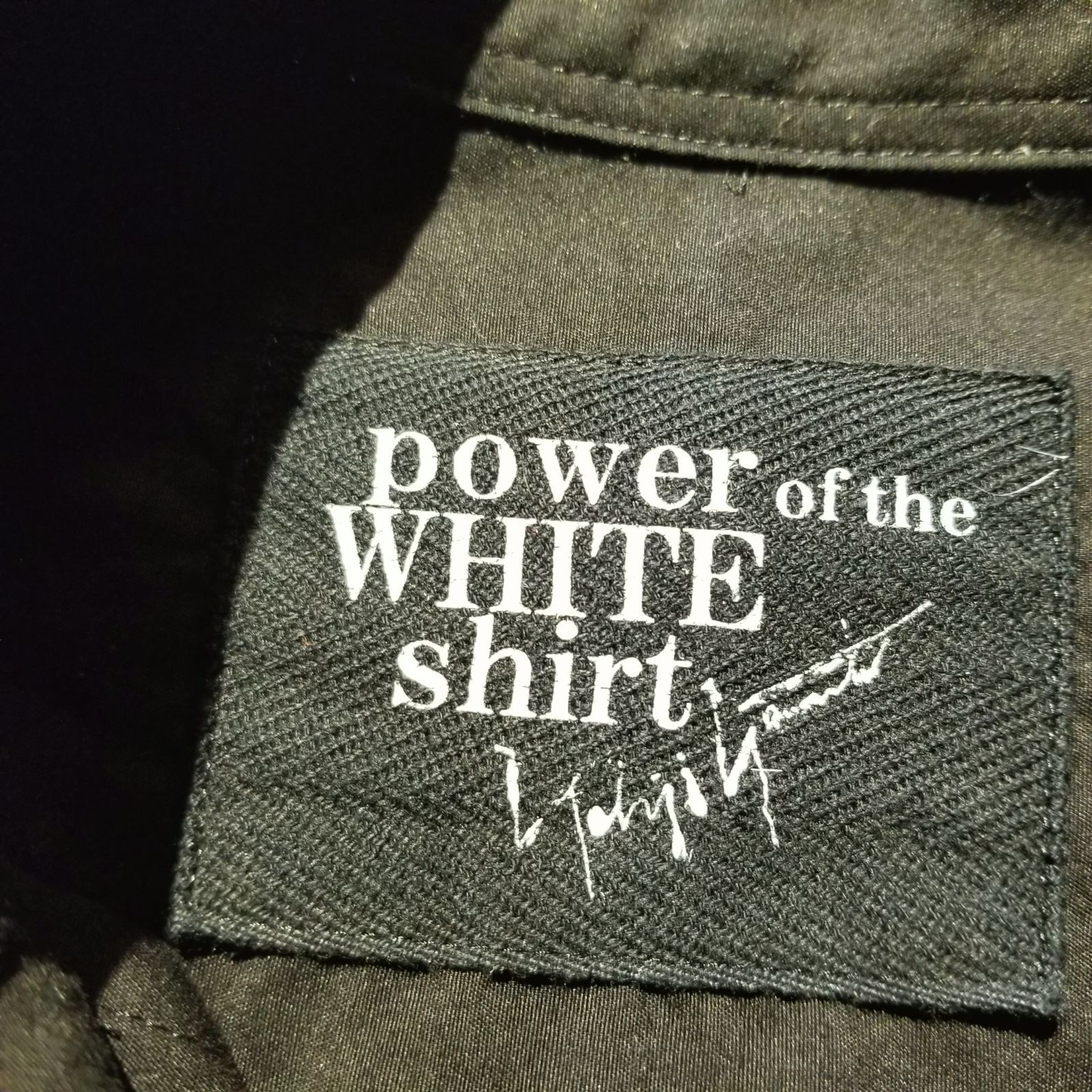 Yohji Yamamoto power of the WHITE shirt 23ss P・100/2 BROAD